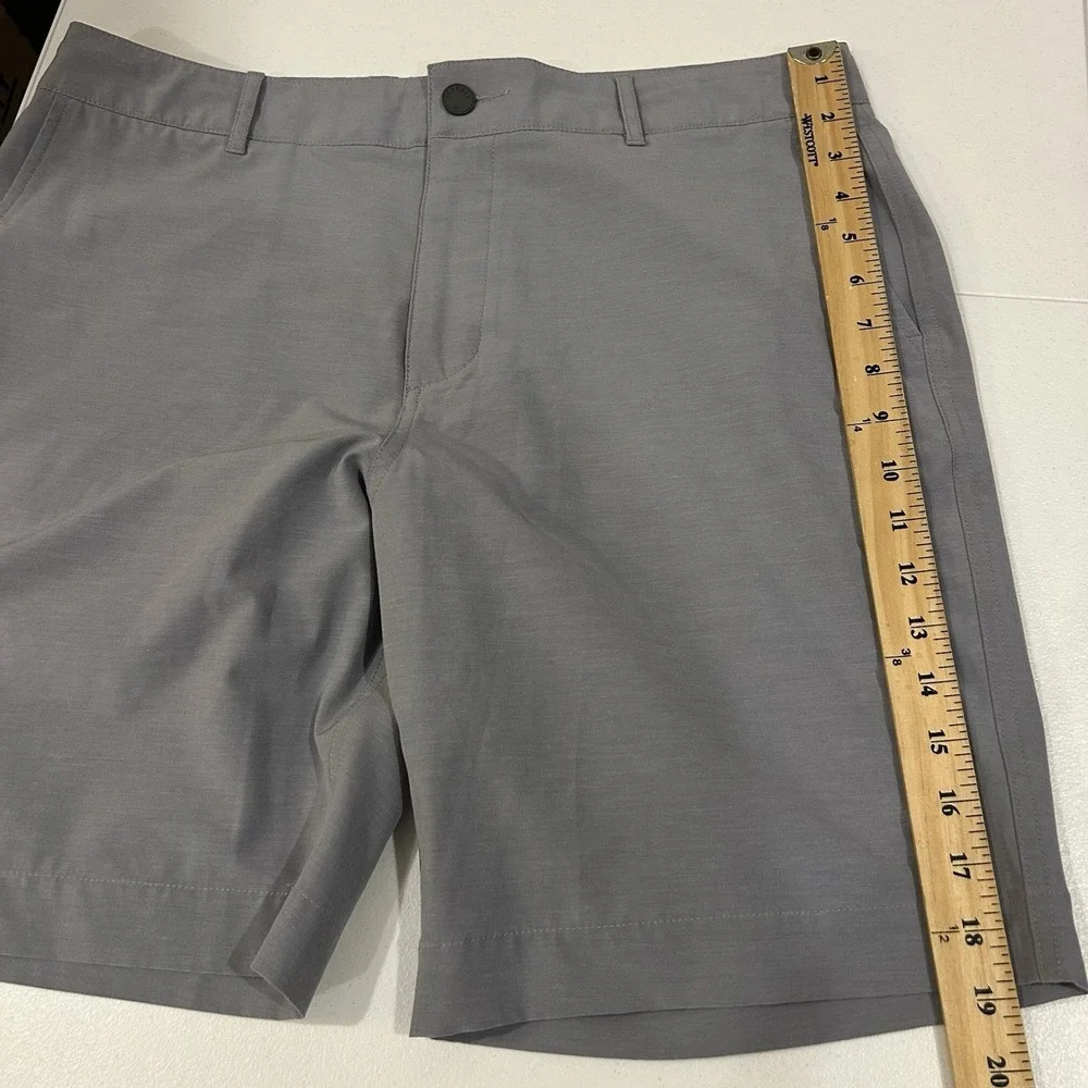 Faherty All Day Shorts Mens 34 Gray Performance 8
